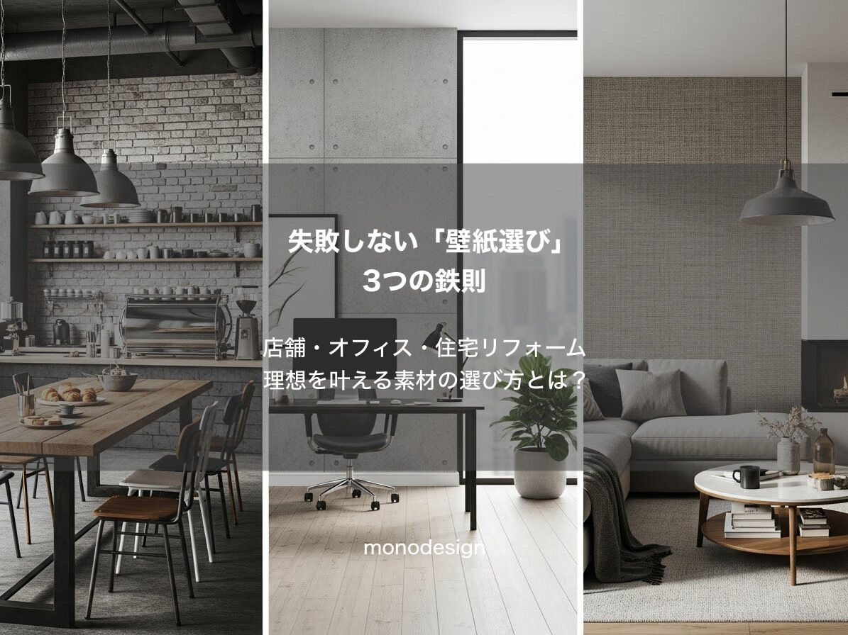 大阪｜内装工事｜失敗しない「壁紙（クロス）選び」3つの鉄則と最新トレンド完全ガイド✨