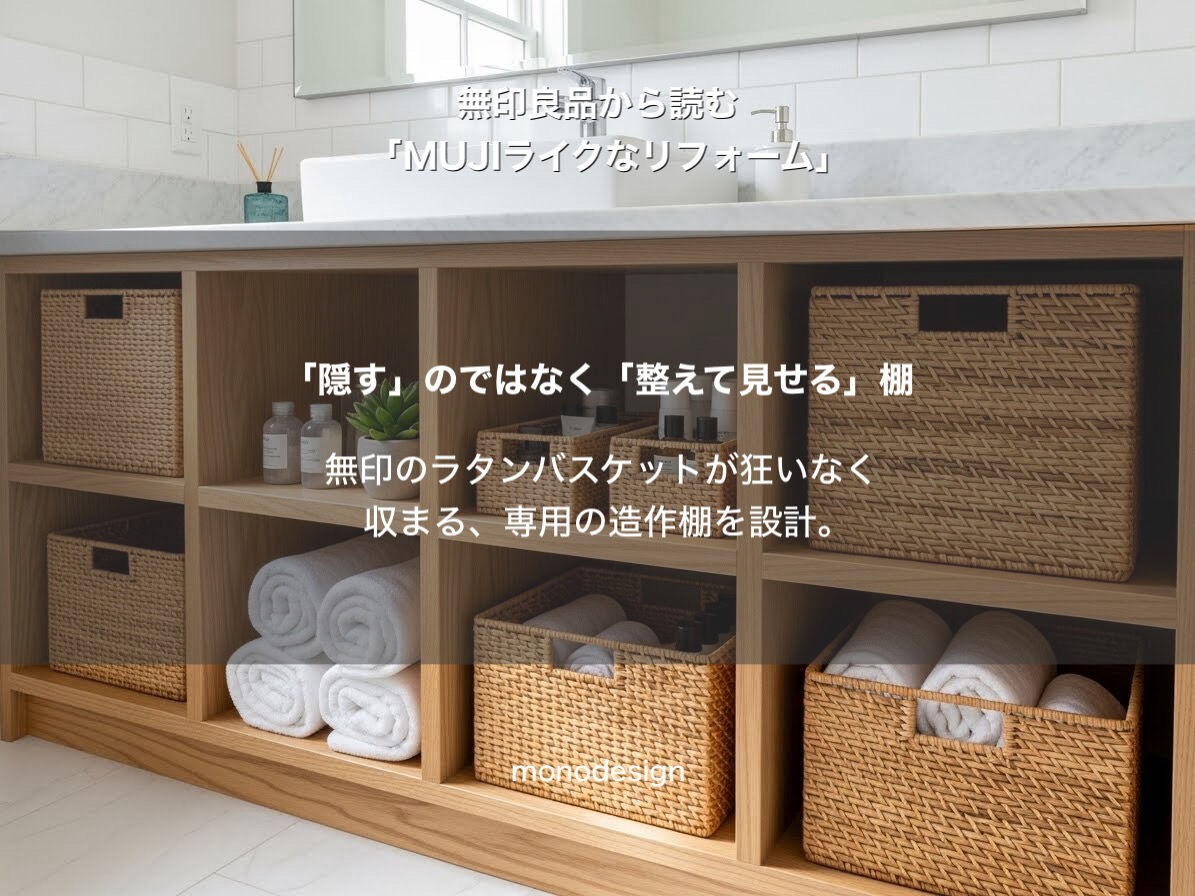 無印良品から読む「MUJIライクなリフォーム」：なぜ家具を置くだけでは“あの空気感”にならないのか？