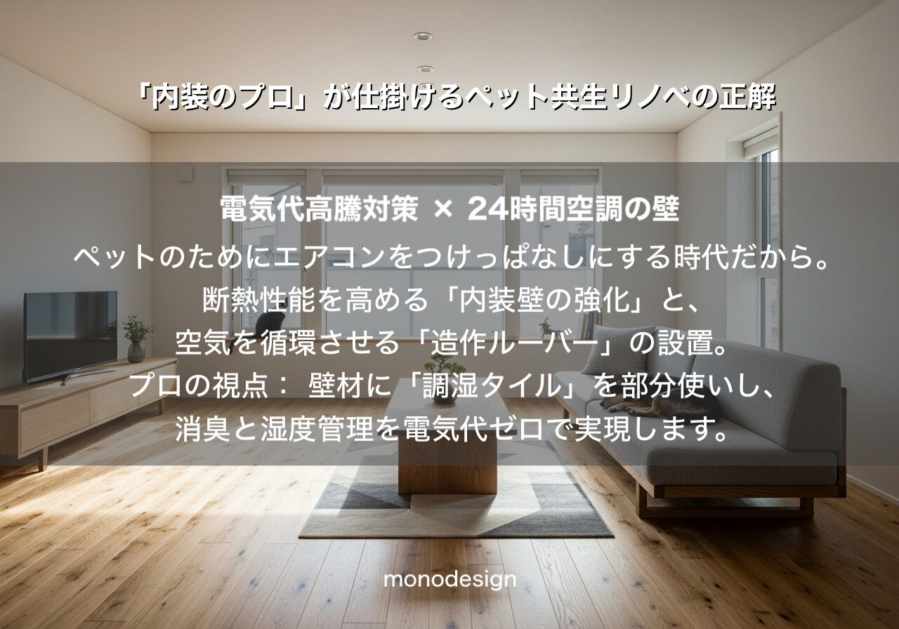 2026年最新！「内装のプロ」が仕掛けるペット共生リノベの正解💡