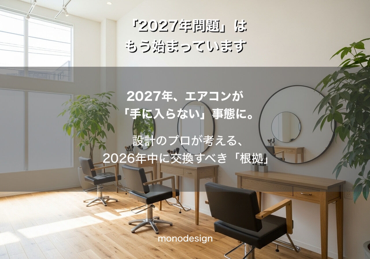 🚨 【緊急警告】2027年、あなたの店のエアコンが止まる？「2027年問題」の正体と今すぐすべき経営防衛