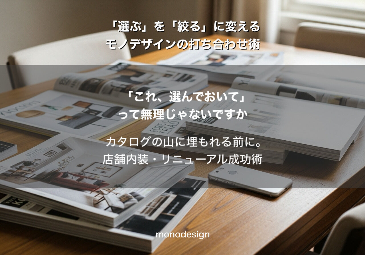 「これ、選んでおいて」…それって無理じゃないですか？リフォーム、リニューアルを成功させる「決め方」の極意