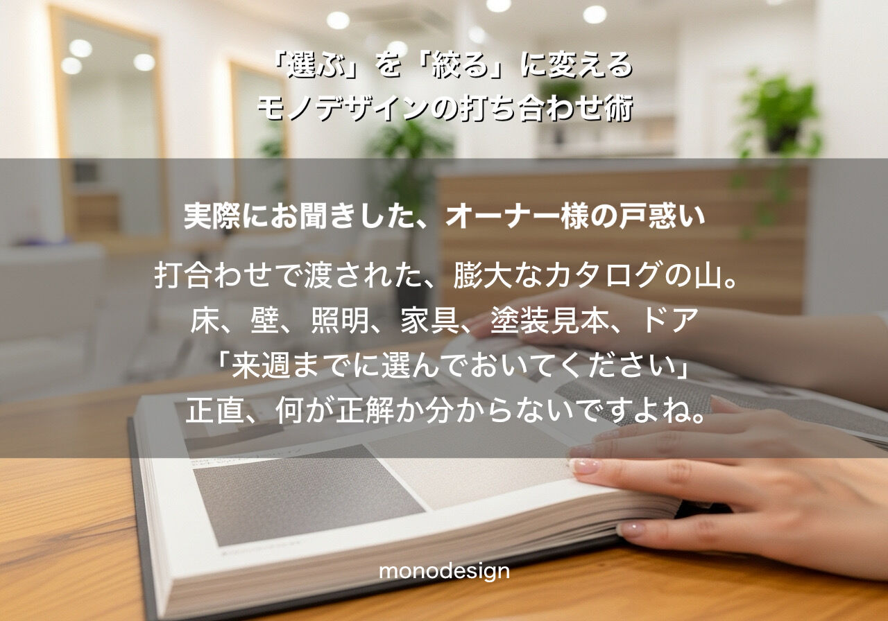 「これ、選んでおいて」…それって無理じゃないですか？リフォーム、リニューアルを成功させる「決め方」の極意