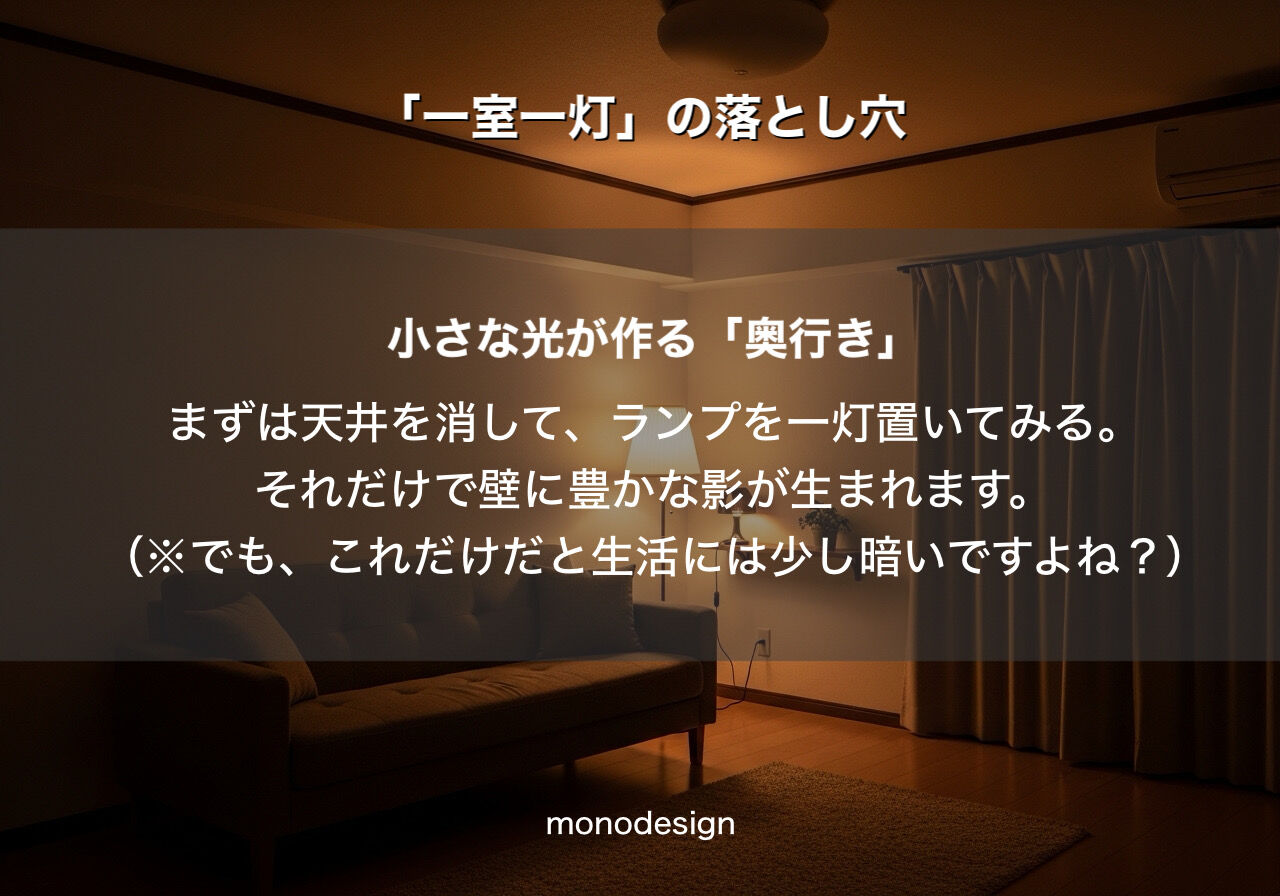 「明るい」のに「つまらない」部屋の正体。2026年2月、大阪の夜を変える「光のデザイン」とは？
