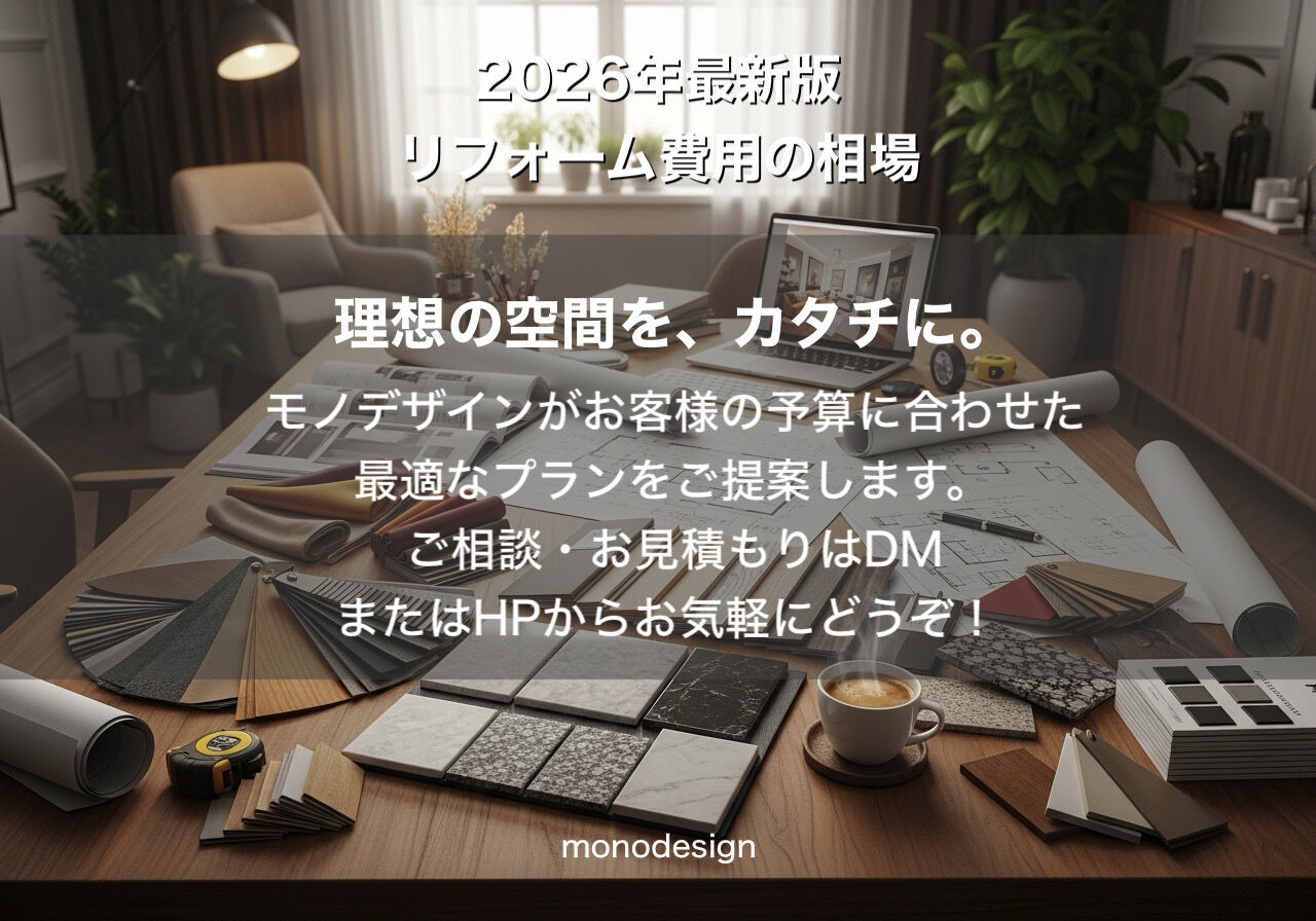 【2026年最新】大阪のLDKリフォーム費用相場をプロが徹底解説！後悔しない予算計画の立て方