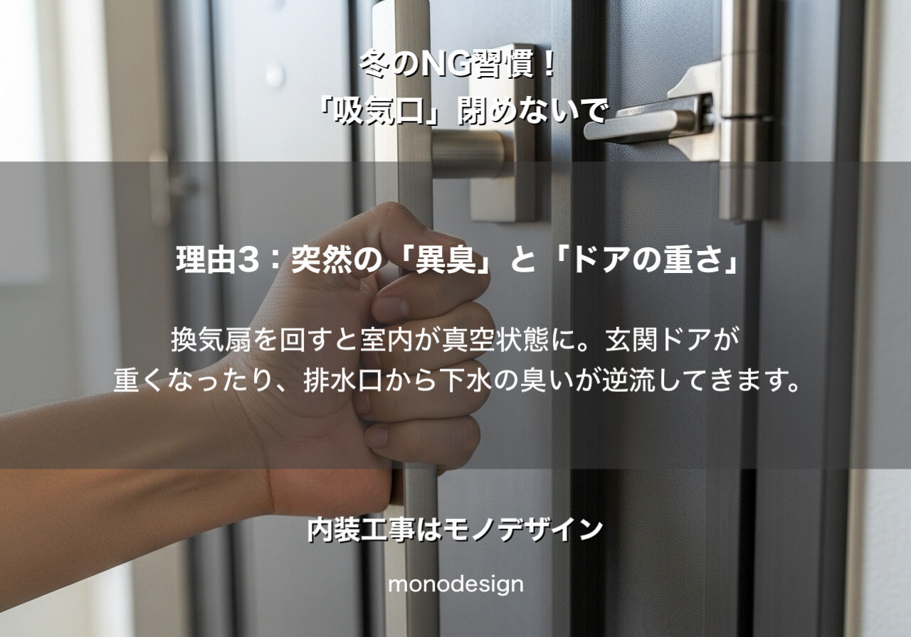 【内装のプロが警告】冬の「吸気口」を閉めると家が腐る？美容室や住宅で絶対にやってはいけないNG習慣