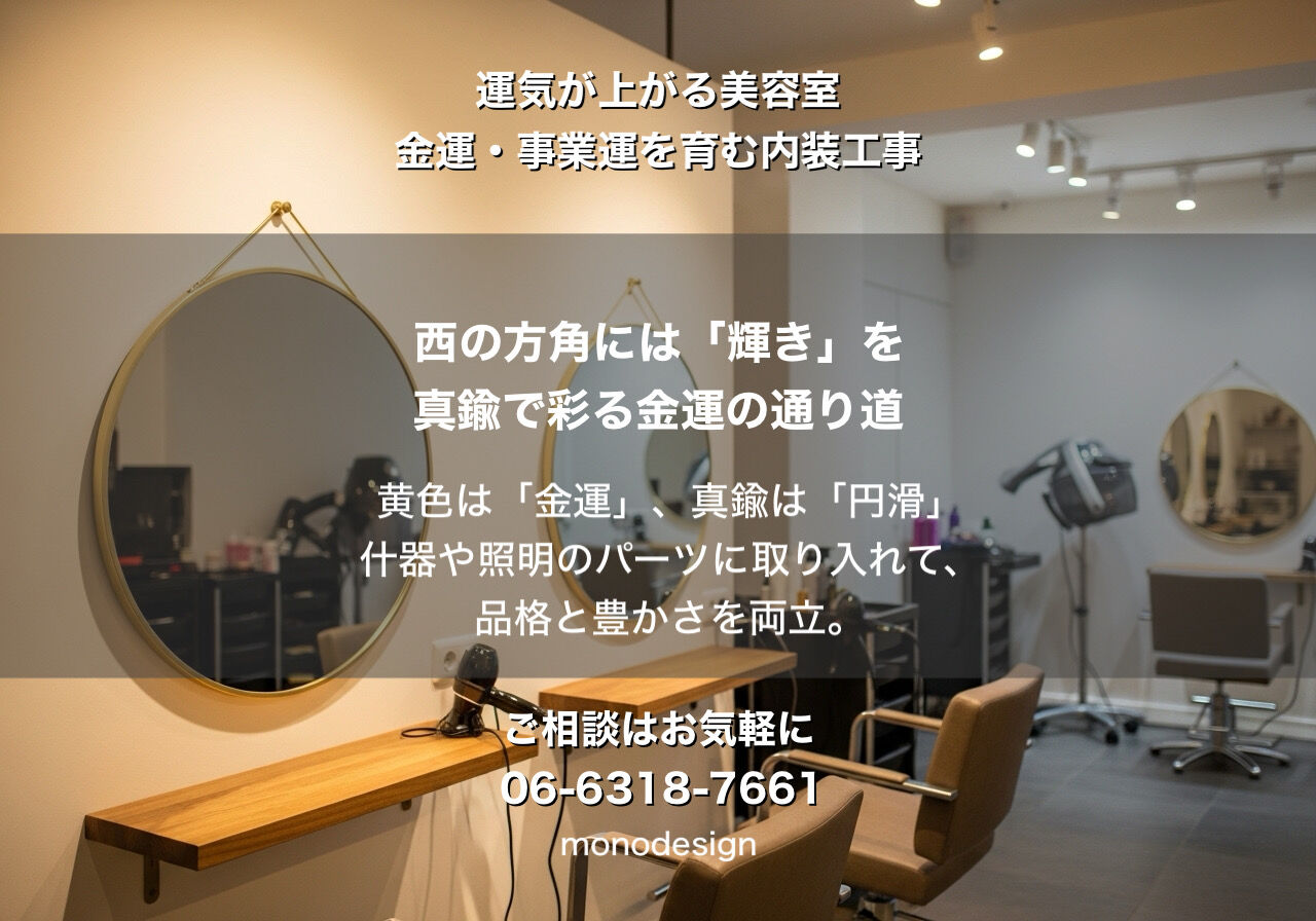 繁盛店は「運気」を設計している？金運・事業運を育む美容室の内装術