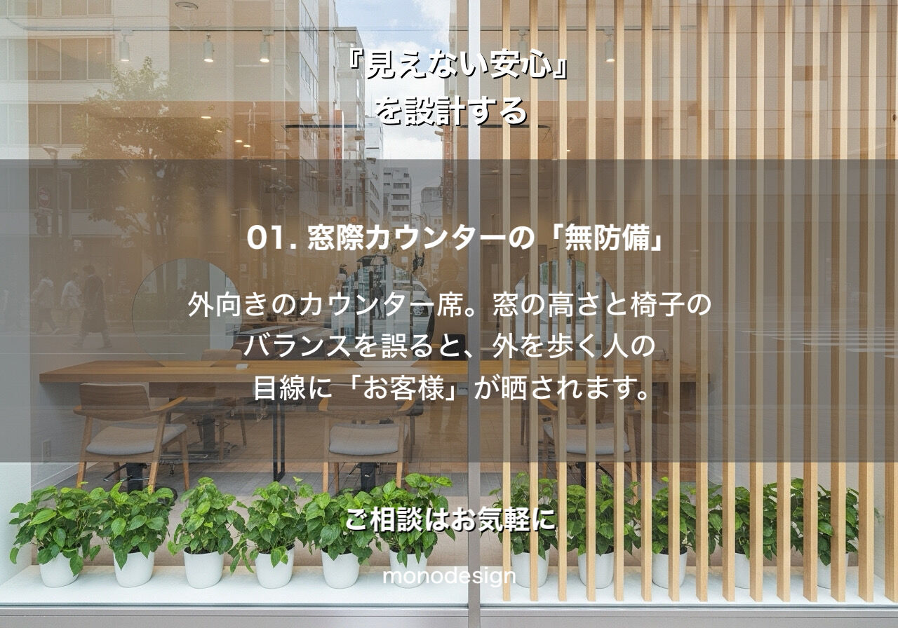 【完全版】美容室設計の「絶対タブー」とは？一級建築士が教える、客単価とリピート率を下げる「視線の盲点」