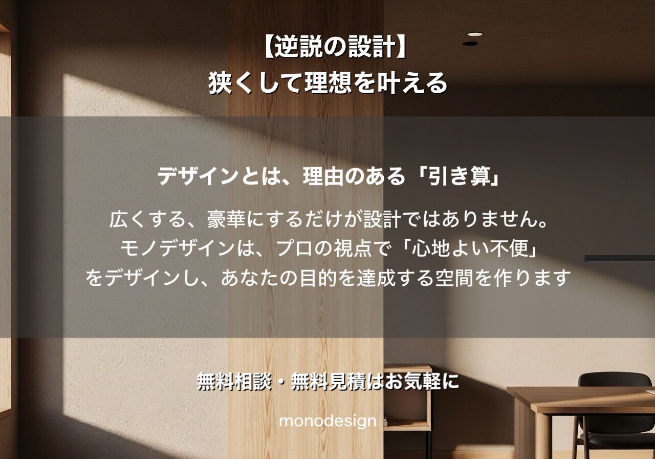 【内装の逆説】「15cm」をあえて狭くする？一級建築士が教える、売上と居心地を最大化する空間設計の魔法