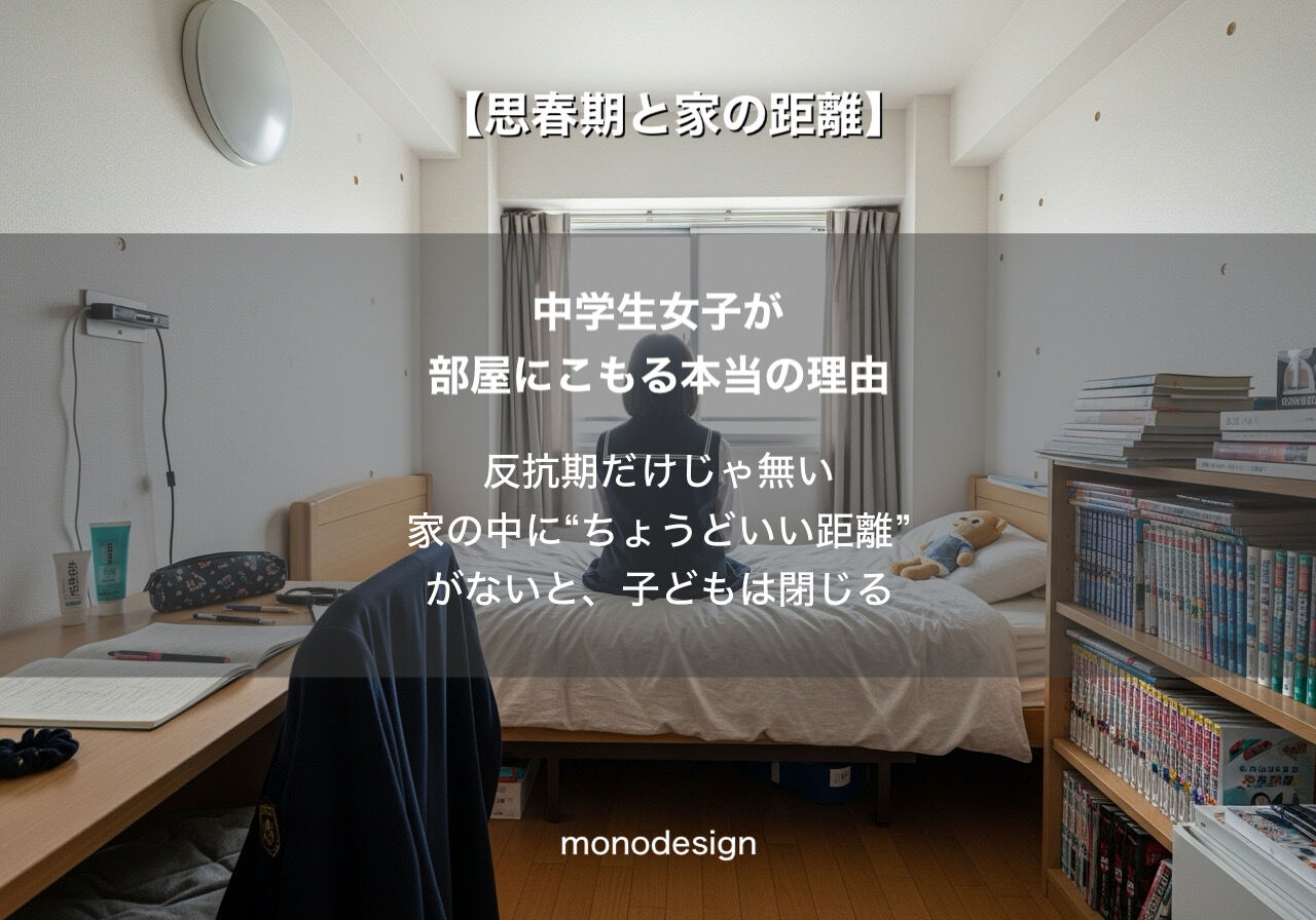 【思春期と家の距離】「最近リビングに来ない」のは反抗期のせいだけじゃない？家族の笑顔を取り戻すリフォーム術