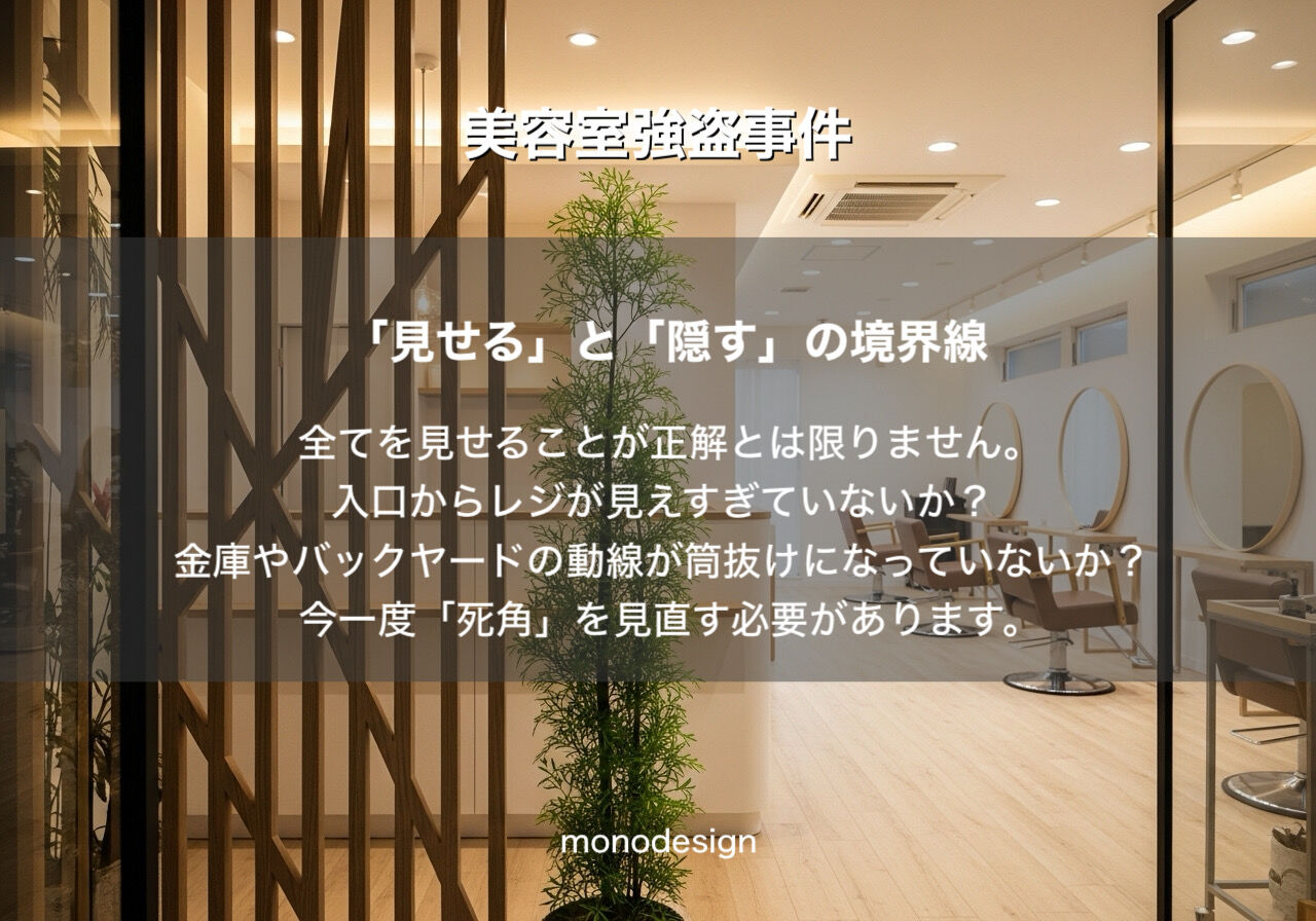 【美容室オーナー必見】その「店内写真」が泥棒を呼んでいる？2026年最新の窃盗手口と守りの店舗設計