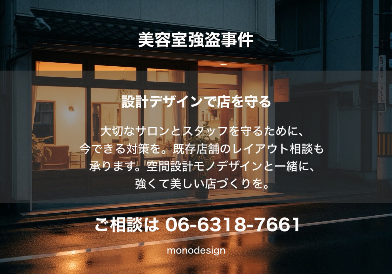 【美容室オーナー必見】その「店内写真」が泥棒を呼んでいる？2026年最新の窃盗手口と守りの店舗設計