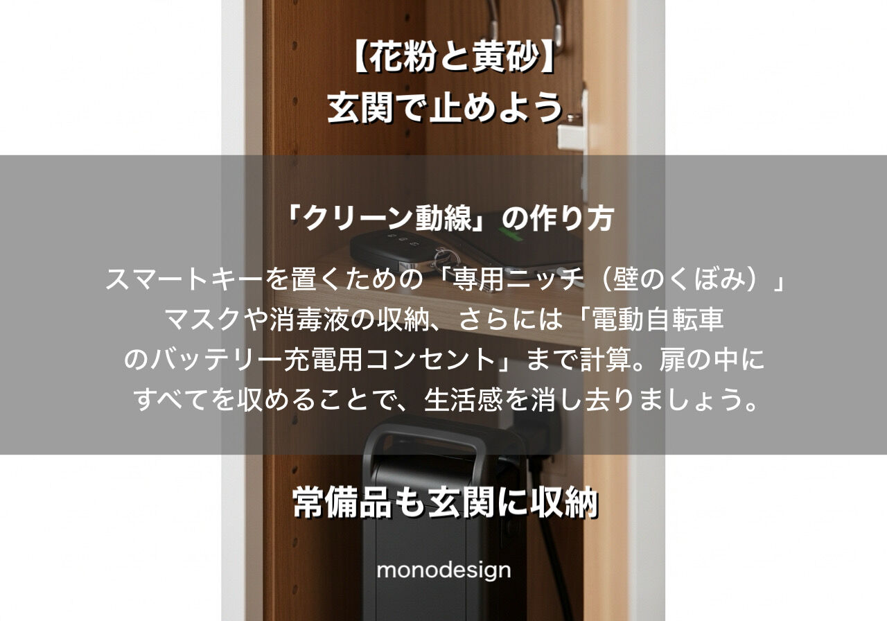 花粉をリビングに入れない「クリーンルーム玄関」リフォーム術