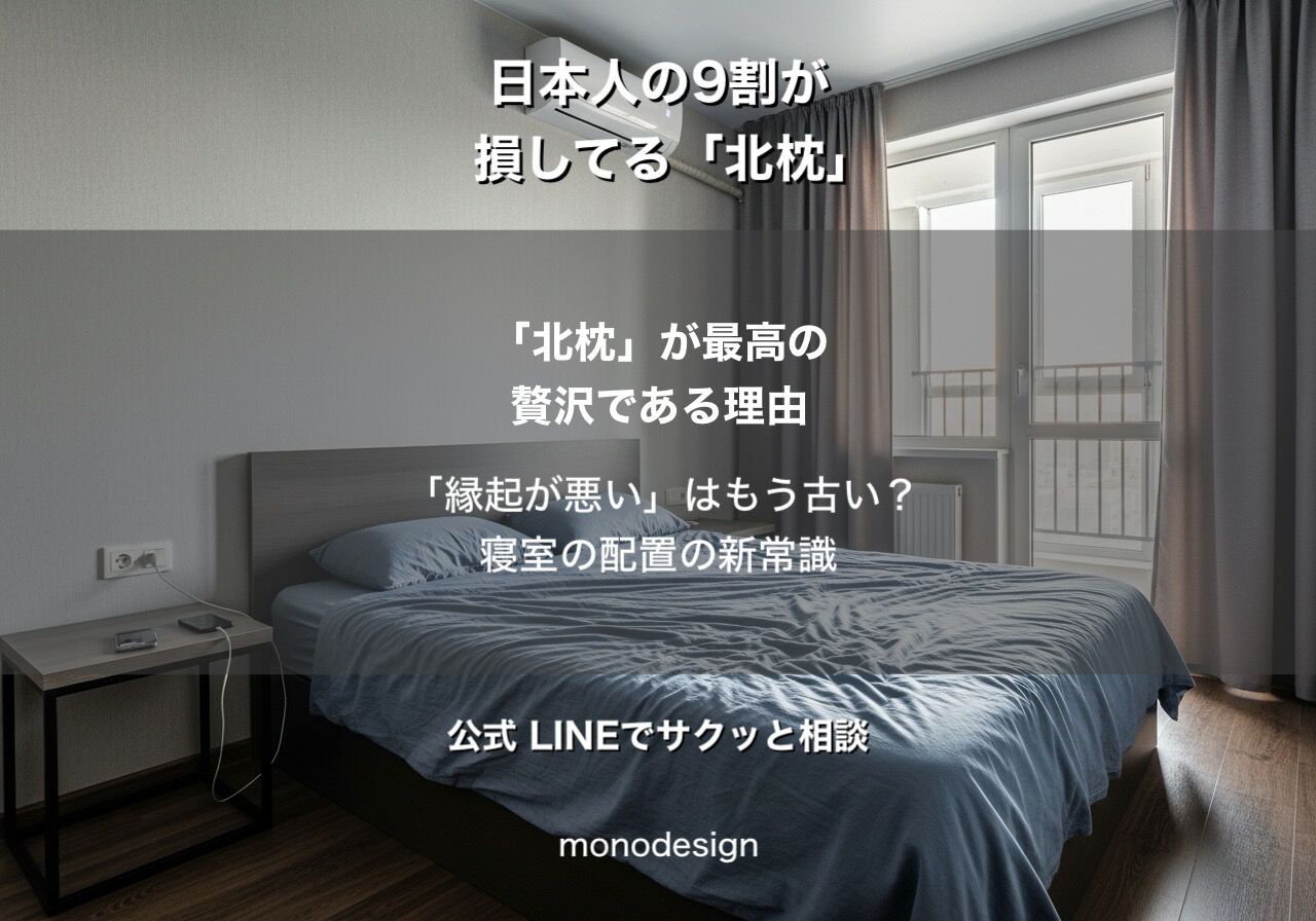 🛌 「北枕はNG」はもう古い？プロが教える“最高の眠り”を手に入れる寝室レイアウト