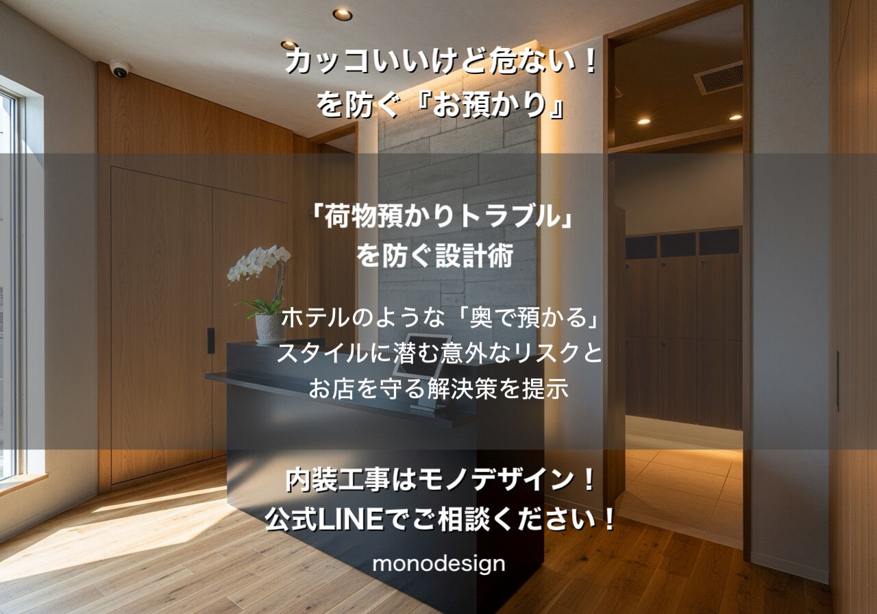 【保存版】美容室の内装デザインで後悔しない！荷物預かりトラブルを防ぐ「クローク設計」の秘訣 ✂️