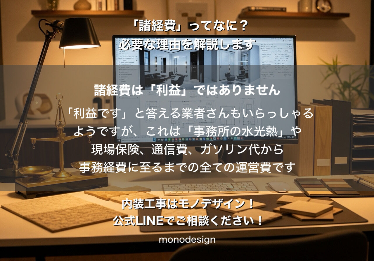 【内装業者が本音で回答】見積書の「諸経費」って何？内訳と、良い業者を見極める「魔法の質問」を徹底解説！