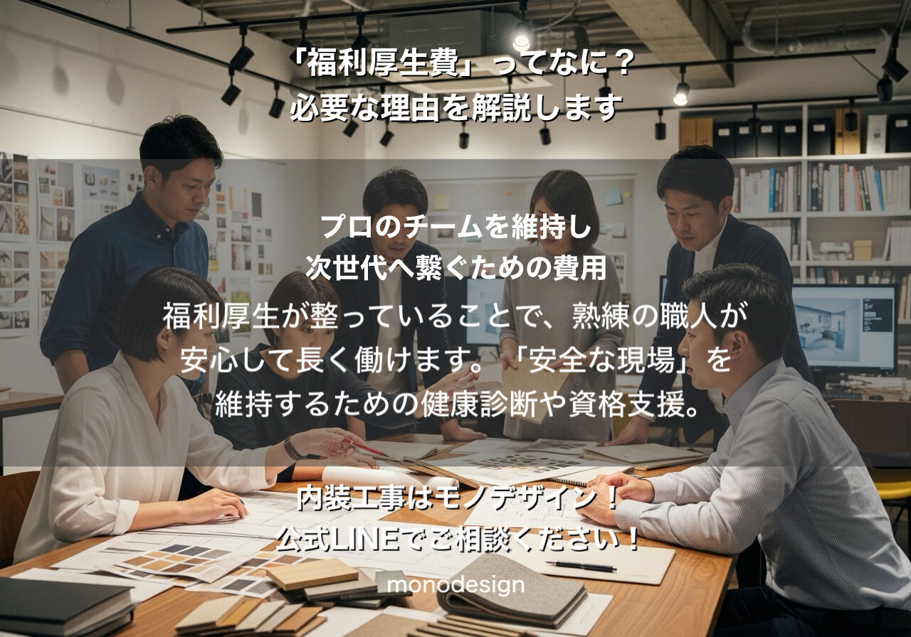 【見積書の謎】見積書にある「福利厚生費」ってなぜ必要？10年続く店づくりのための「誠実なコスト」を徹底解説！