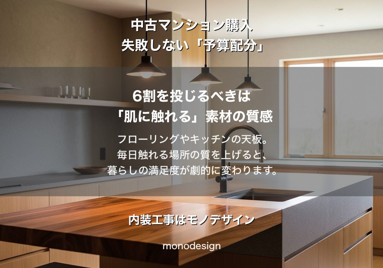 大阪で中古マンションリノベを成功させる「予算配分の黄金比」とは？プロが教える6：3：1の法則