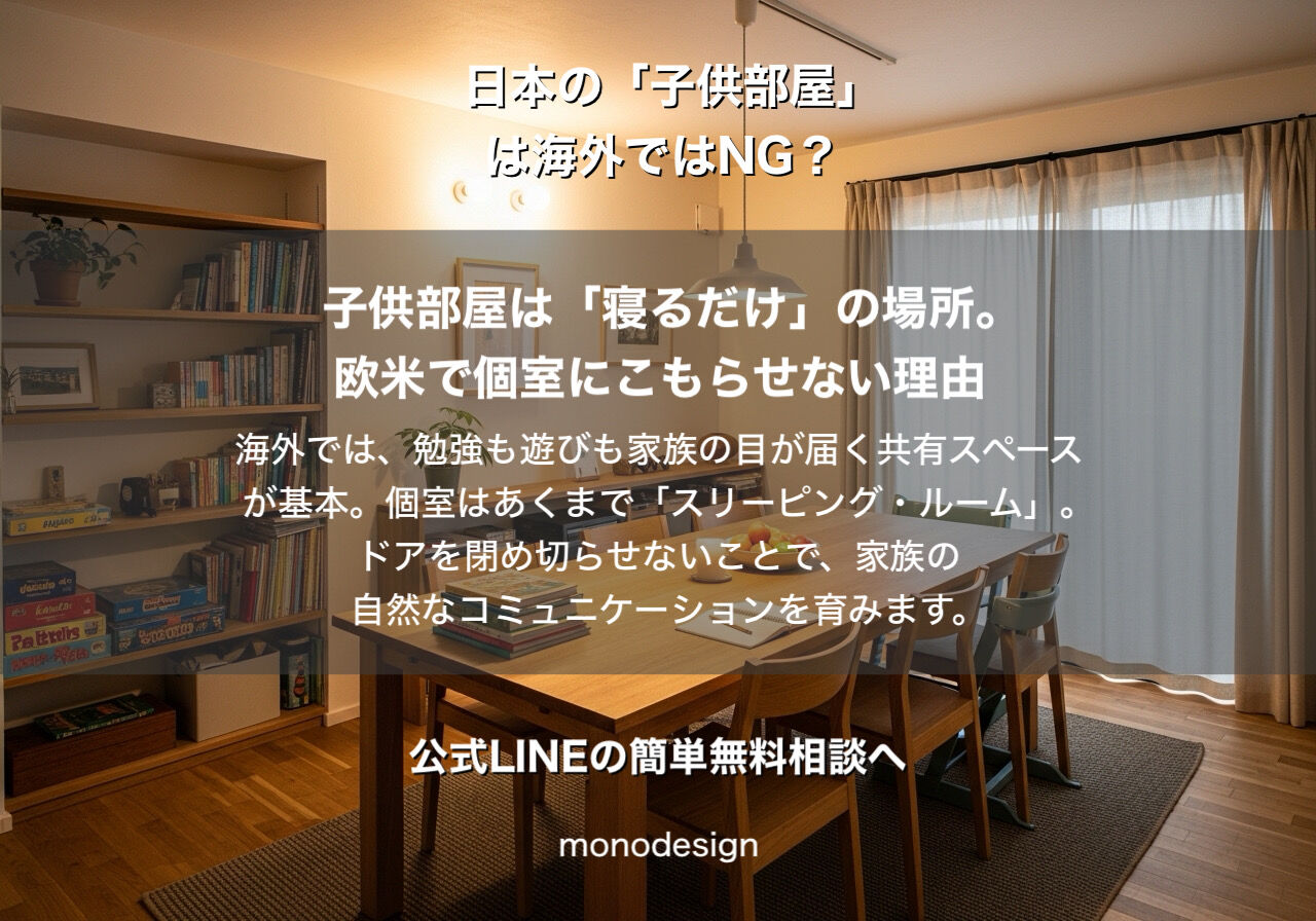 日本の「子供部屋」は海外ではNG？30代のパパ・ママが知らない、自立を促す間取りの意外な海外のタブー
