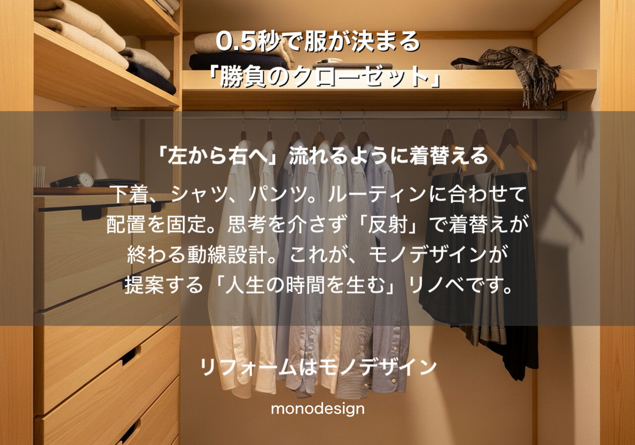 【MLB開幕】大谷翔平に学ぶ「決断の速さ」を作る内装術。0.5秒で服が決まる「勝負のクローゼット」の秘密 ⚾️