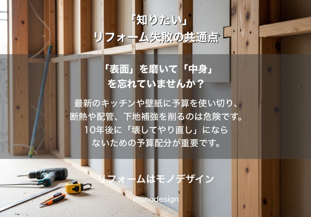 【完全版】リフォームで後悔する人の共通点5選｜一級建築士が教える「10年後も愛せる家」の作り方と2026年最新トレンド解説