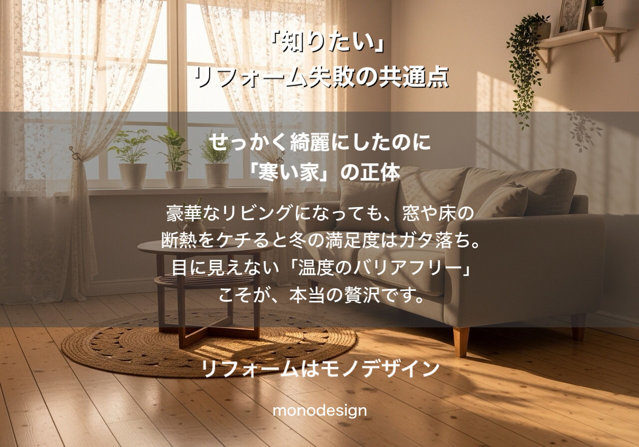 【完全版】リフォームで後悔する人の共通点5選｜一級建築士が教える「10年後も愛せる家」の作り方と2026年最新トレンド解説