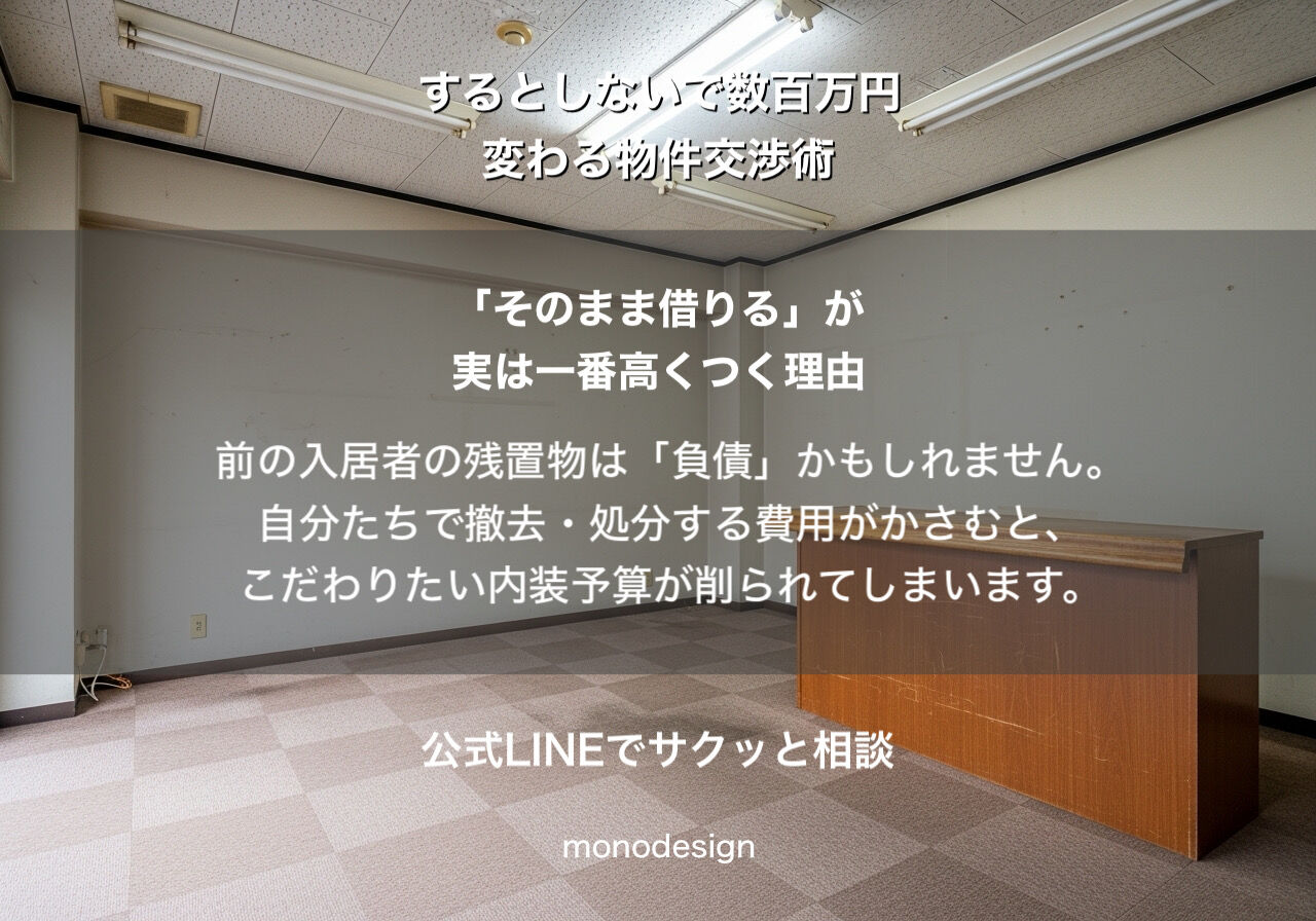 【美容室・店舗開業】知らないと300万円損する？物件契約「ハンコを押す前」にプロを呼ぶべき理由 🛠️✨