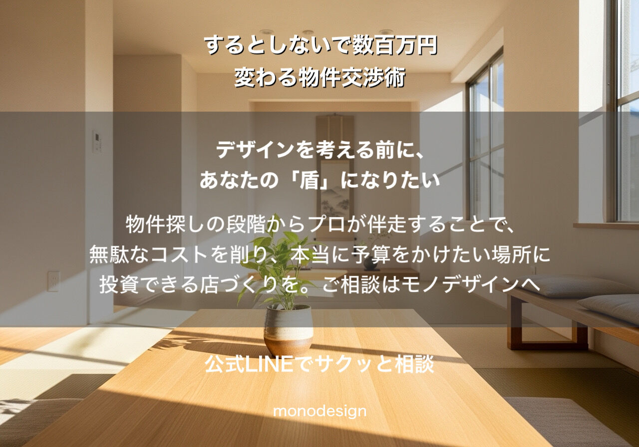 【美容室・店舗開業】知らないと300万円損する？物件契約「ハンコを押す前」にプロを呼ぶべき理由 🛠️✨