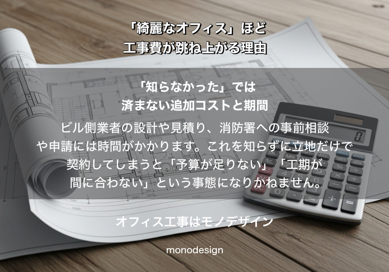 【保存版】「綺麗なオフィス」ほど工事費が跳ね上がる！？物件契約前にプロが教える会議室作りの落とし穴 ⚠️