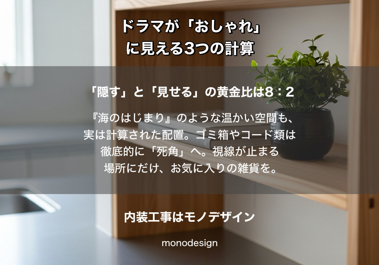 ドラマの部屋が「おしゃれ」に見える3つの計算｜内装のプロが教える2026年最新の内装術