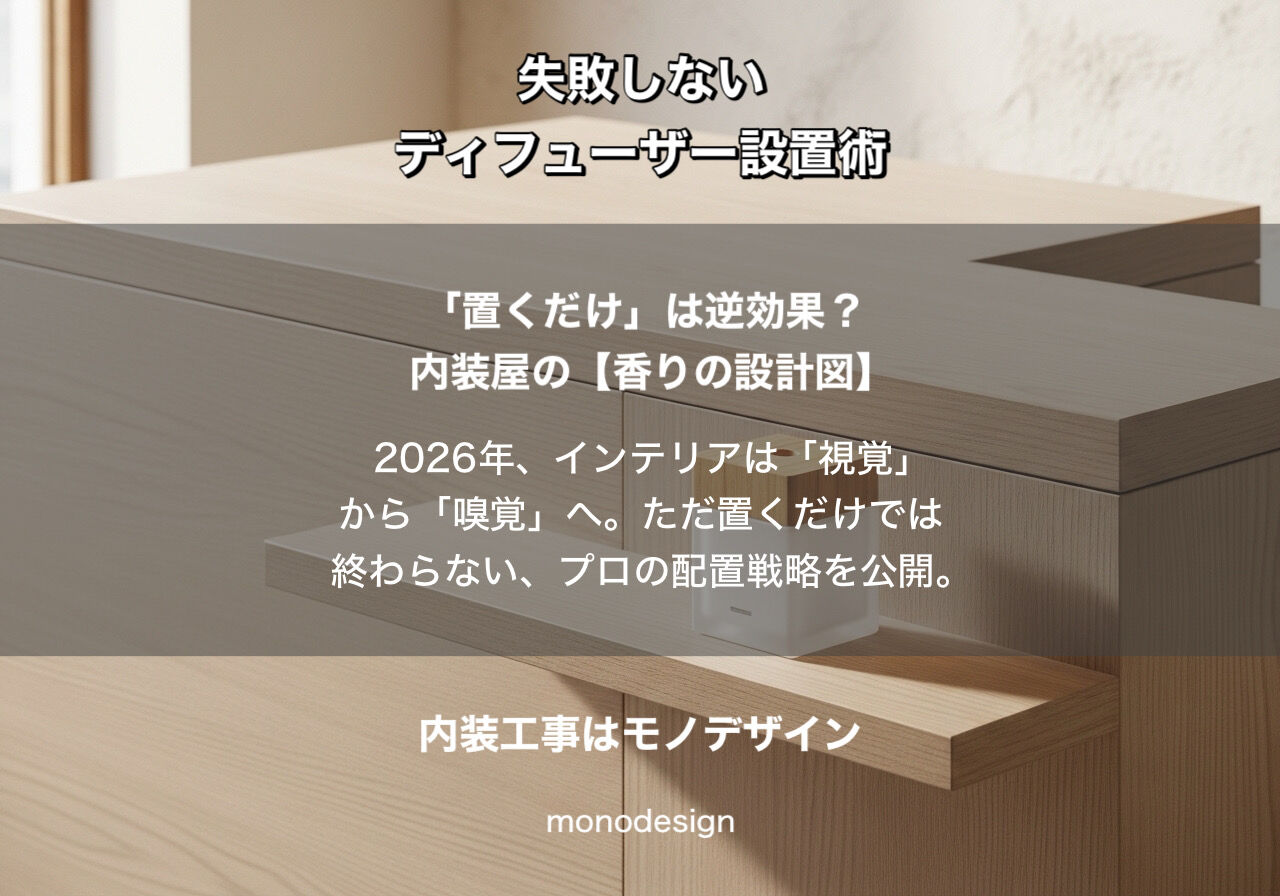 2026年の店舗内装の新常識｜「置くだけ」では終わらせない、プロが教える究極の香り設計術