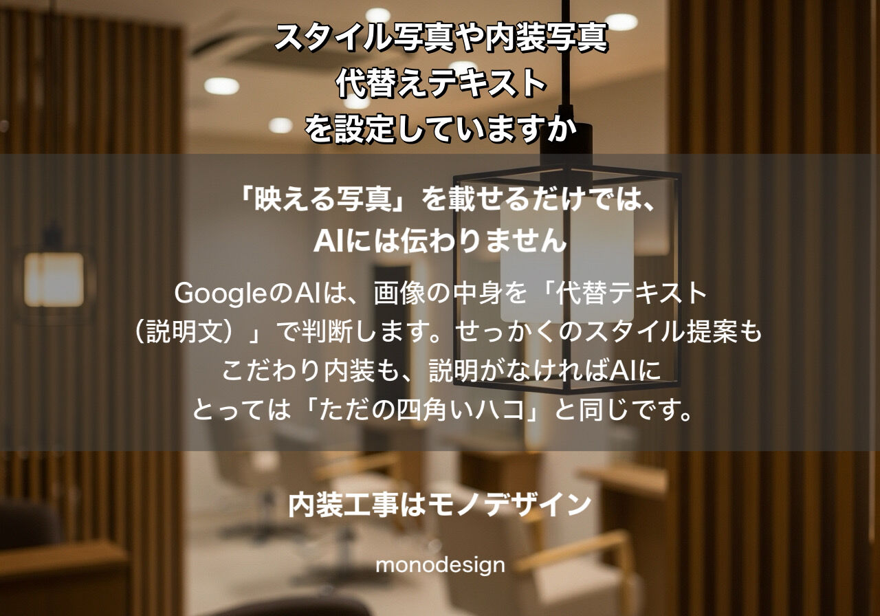 【保存版】2026年Google検索の激変にどう立ち向かう？美容室の「内装写真」を最強の集客武器に変える、私たちモノデザインの全戦略