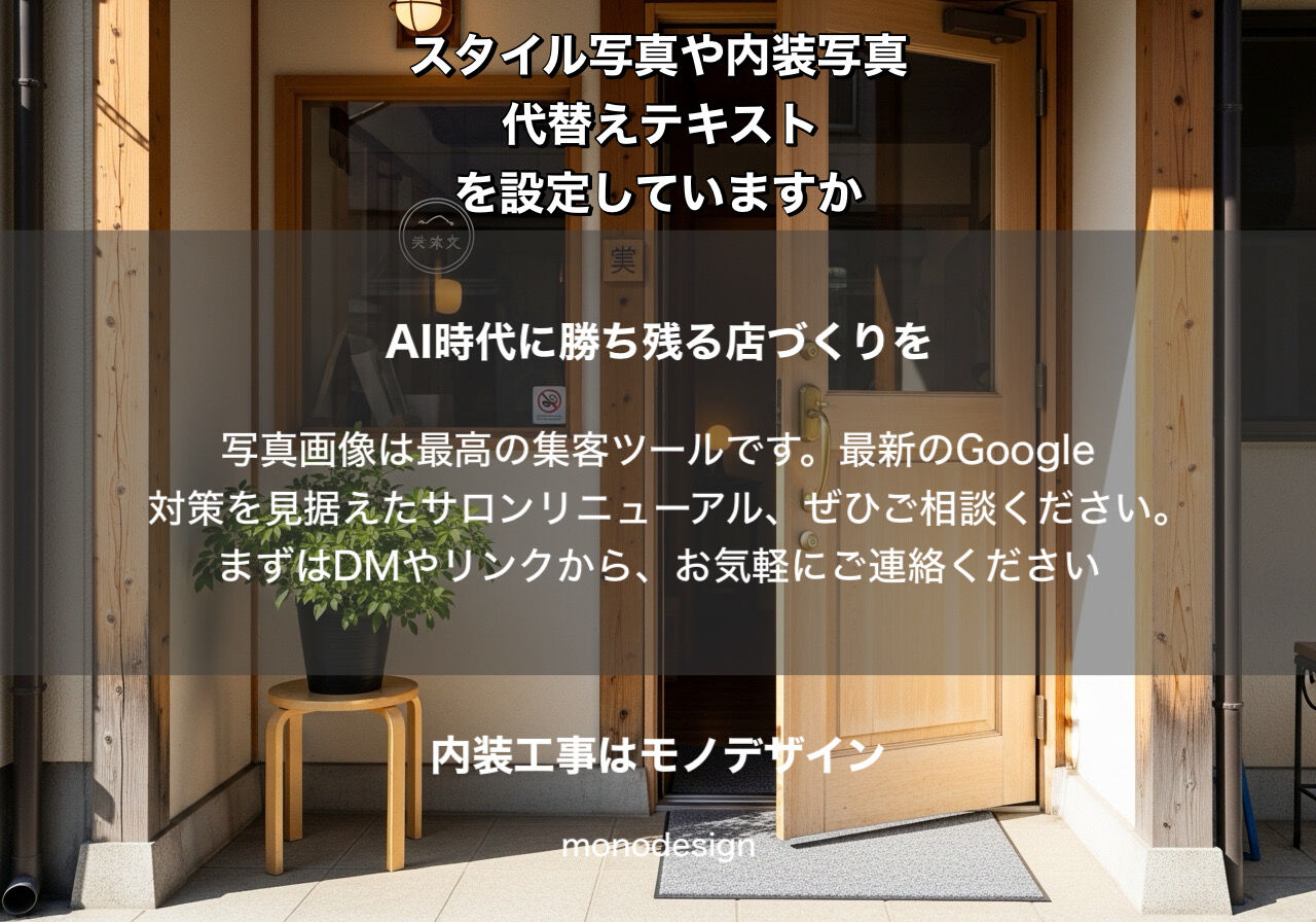 【保存版】2026年Google検索の激変にどう立ち向かう？美容室の「内装写真」を最強の集客武器に変える、私たちモノデザインの全戦略