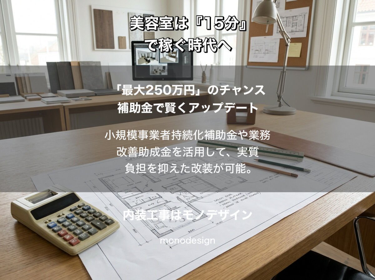 2026年美容室経営の新潮流：なぜ今「15分完結」の部分改装が選ばれるのか？