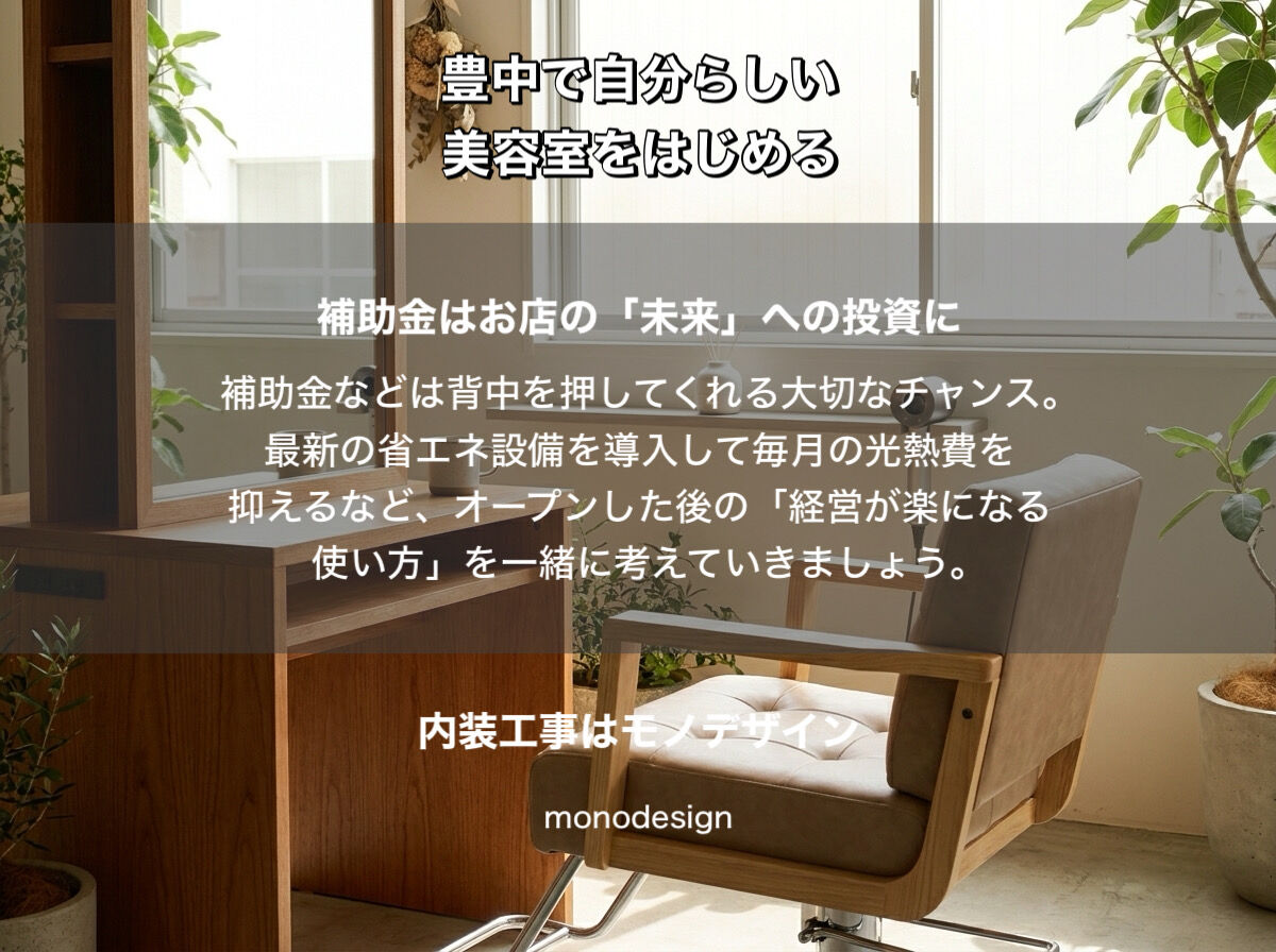 豊中市で美容室をはじめる方へ。2026年の今、私たちが大切にしたい「ちょうどいい塩梅」の店づくり