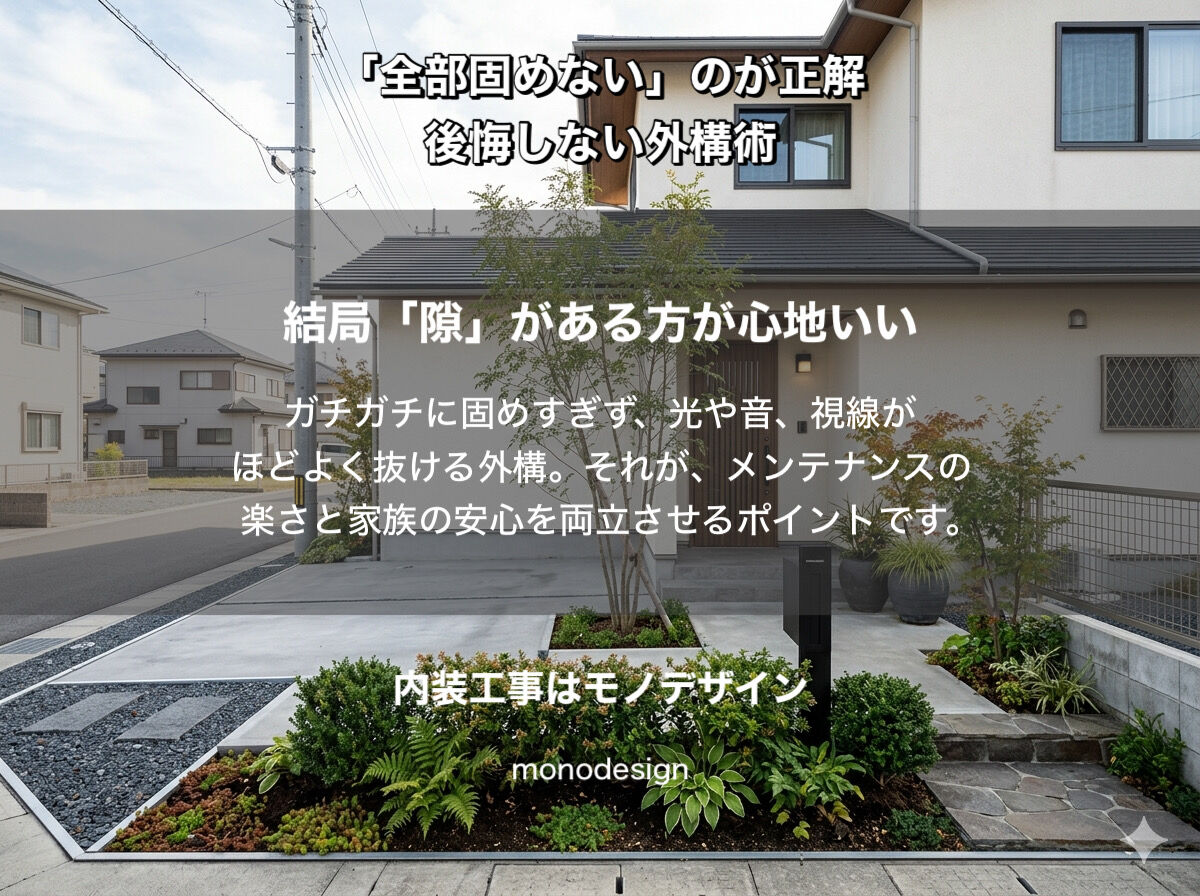 駐車場・外構工事の失敗例から学ぶ！全部コンクリは後悔する？【2026年最新版】