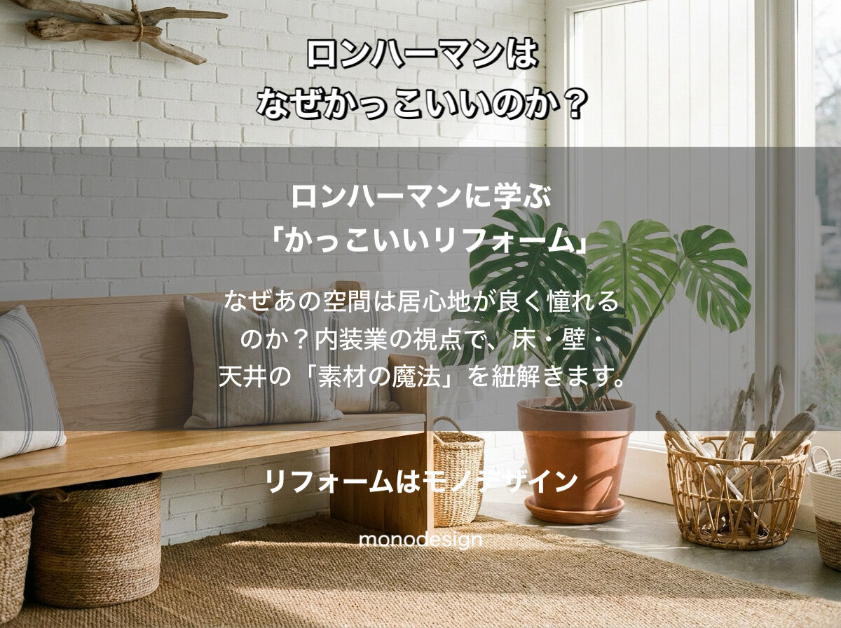 ロンハーマンはなぜかっこいいのか？内装のプロ「モノデザイン」が徹底解剖する、愛される空間の正体