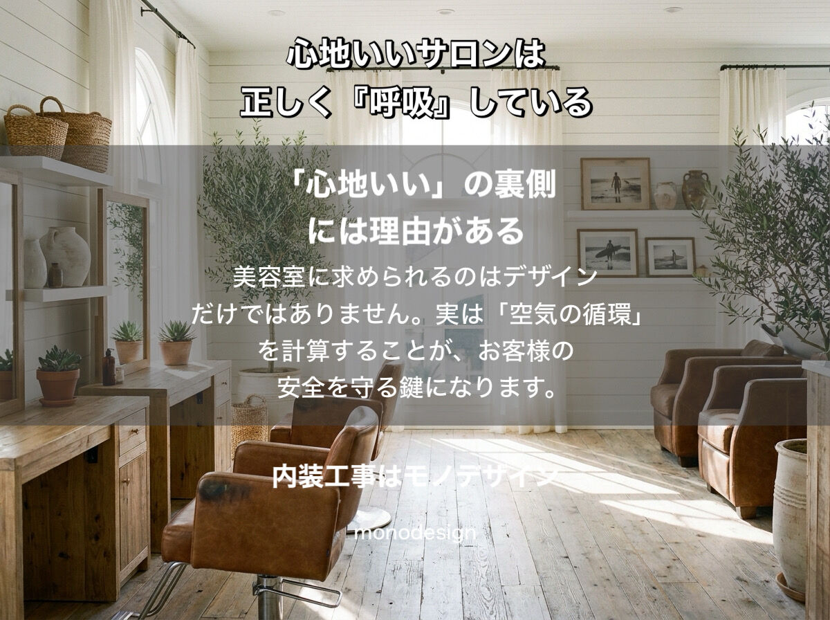 2026年、美容室の命運を分けるのは「空気」のデザイン。大阪の店舗設計の最前線をモノデザインが解説