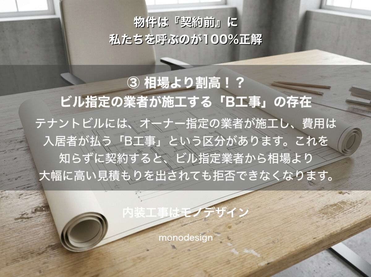 店舗物件の契約後に内装屋を呼ぶと大損する？店舗内装のプロから「契約前下見」のお願い