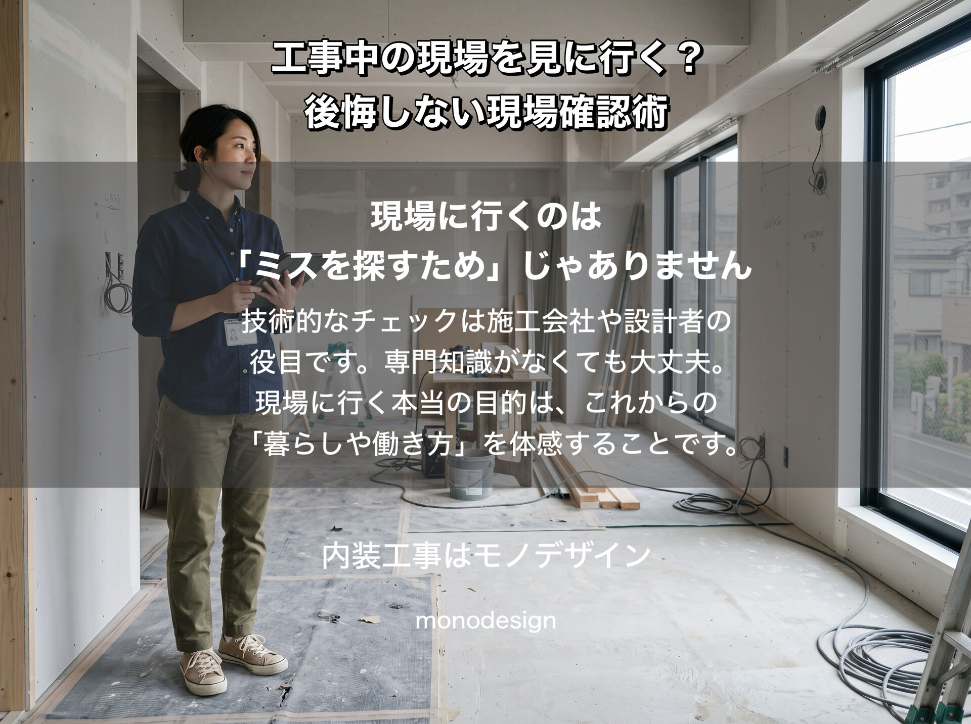 【リフォーム工事中】現場は見に行くべき？専門知識がない施主だからこそ気づける後悔しない現場確認術