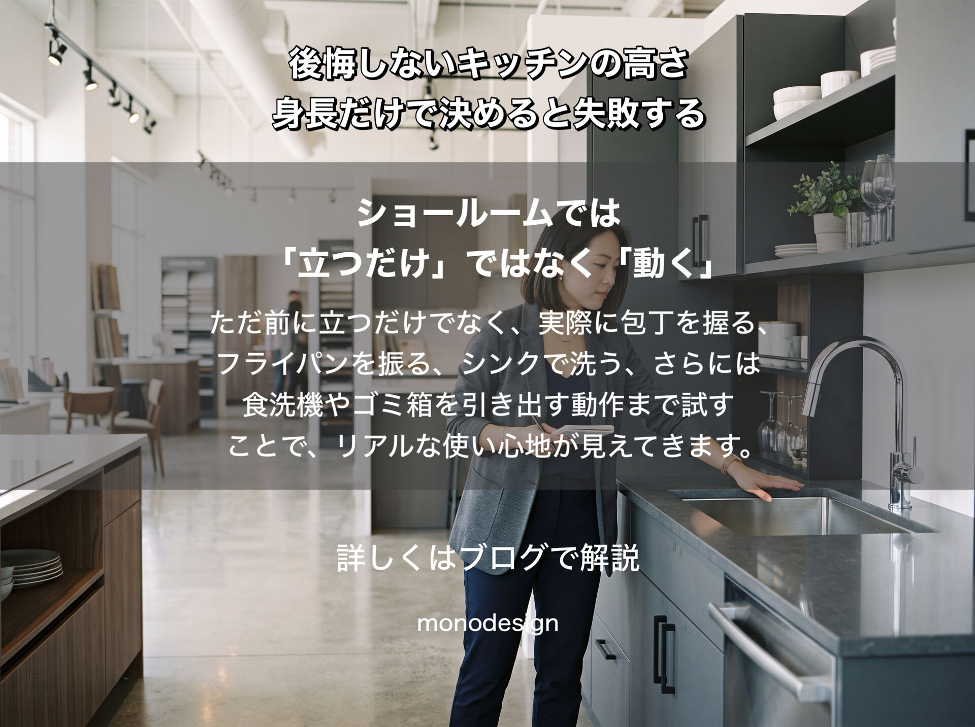 リフォームで後悔しない！キッチンの高さの決め方｜身長だけで決めると失敗する理由