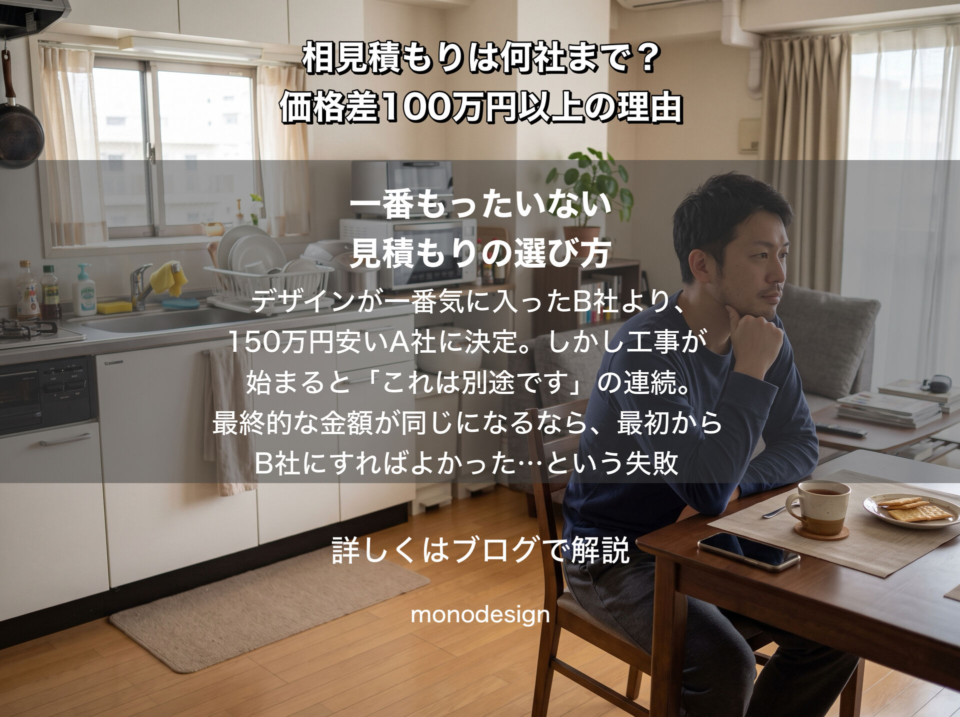 相見積もりは何社まで？価格差100万円以上になる本当の理由
