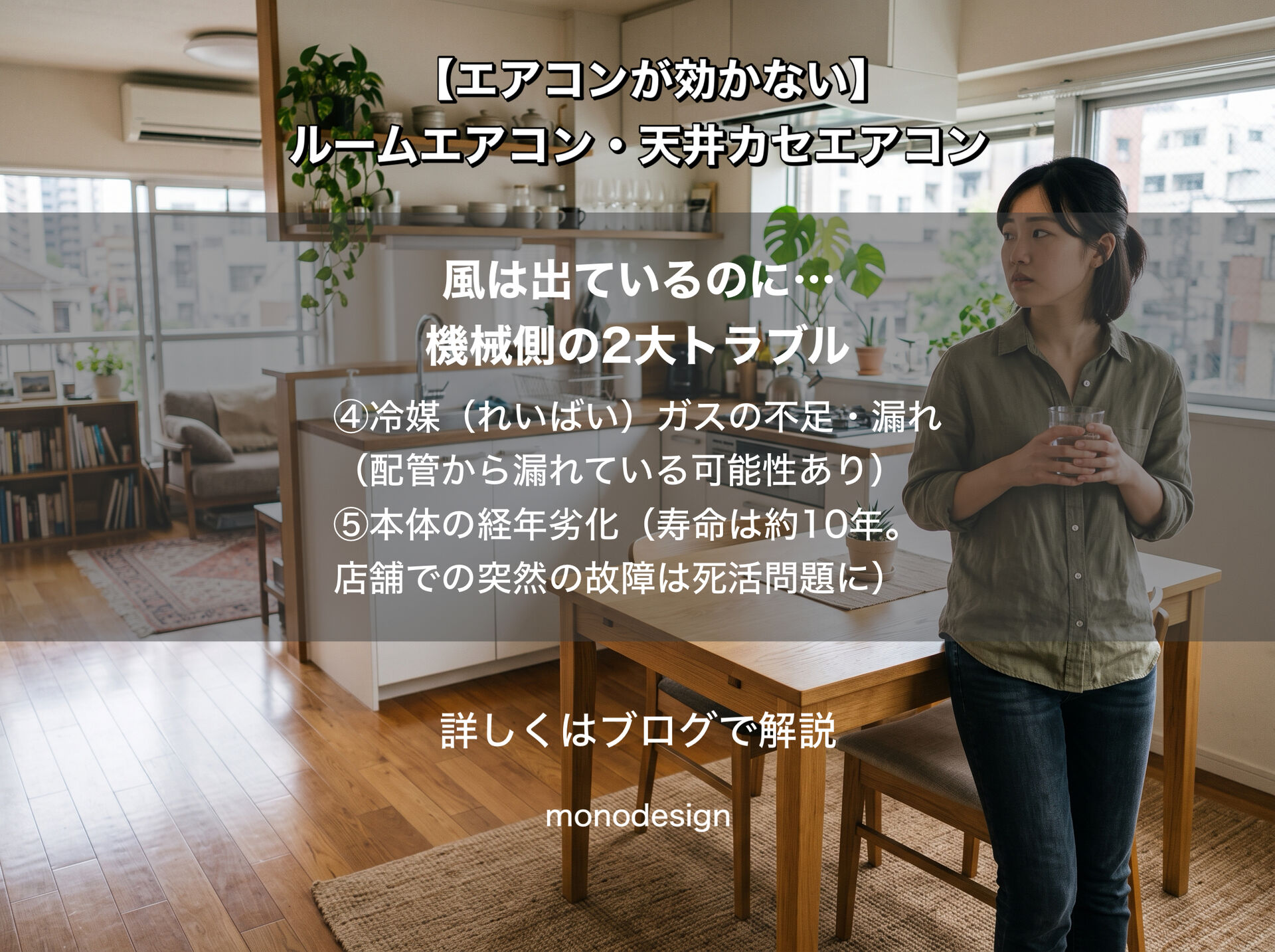 エアコンが冷えない原因と対策｜設定温度を下げても効かない時に確認したい8つのポイント