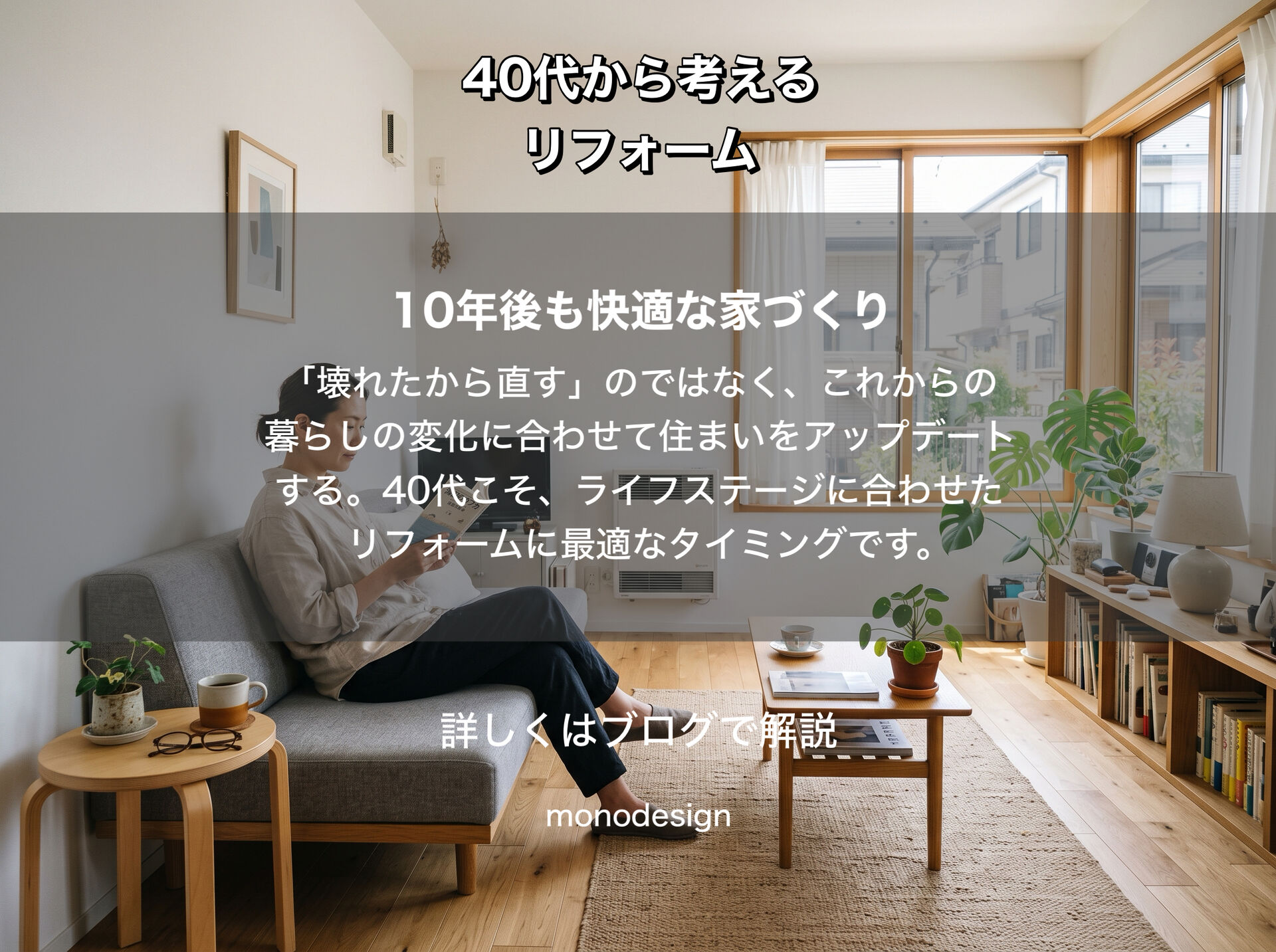 40代から考えるリフォーム｜10年後も快適に暮らせる住まいづくりのヒント