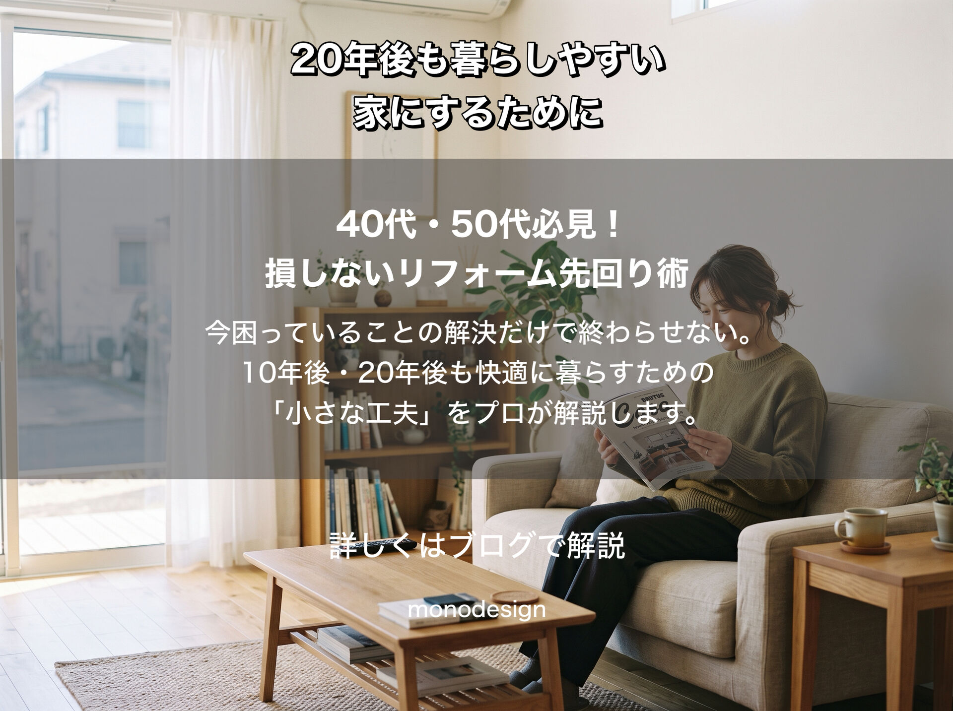 リフォームするなら今やっておきたいこと｜10年後・20年後も暮らしやすい家にするために
