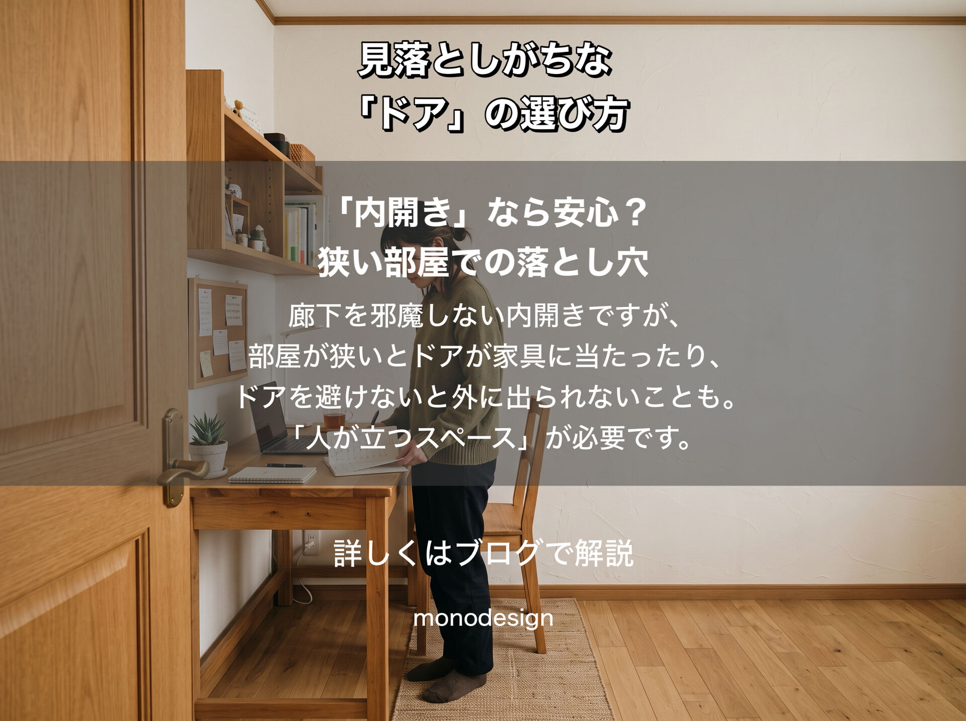 リフォームで見落としがちな「ドア」の選び方｜開き方・位置・動線まで考えていますか？