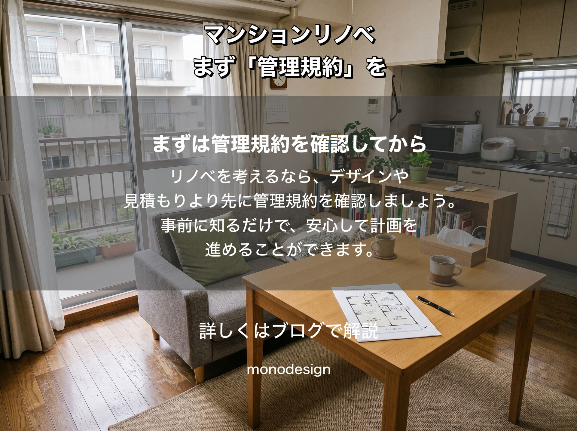 【マンションリノベ】理想の間取りができない！？管理規約で制限されやすい工事と、スムーズに進めるための注意点