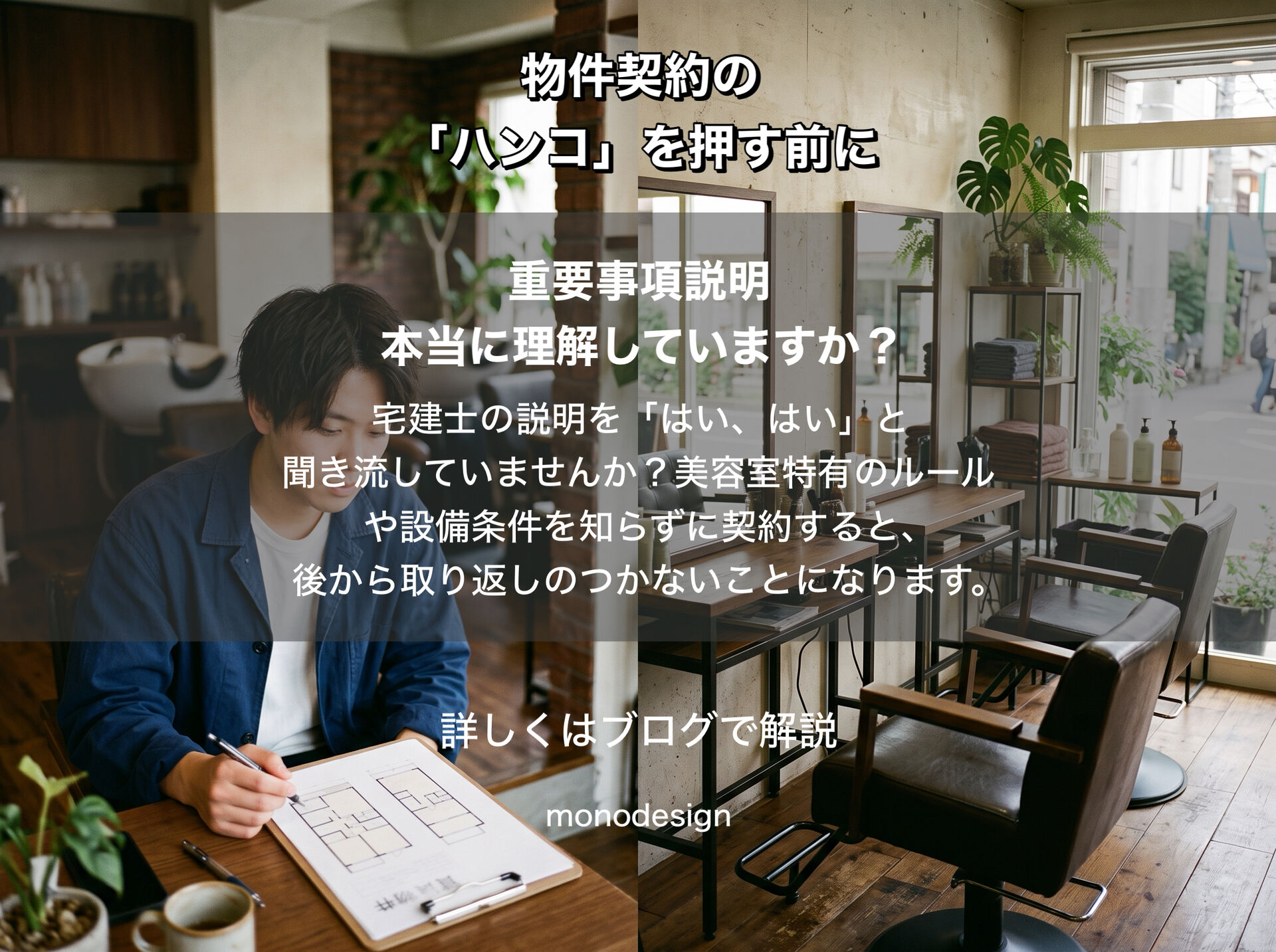 物件契約前にちゃんと説明を受けましたか？｜出店前に確認したいテナントの重要事項説明