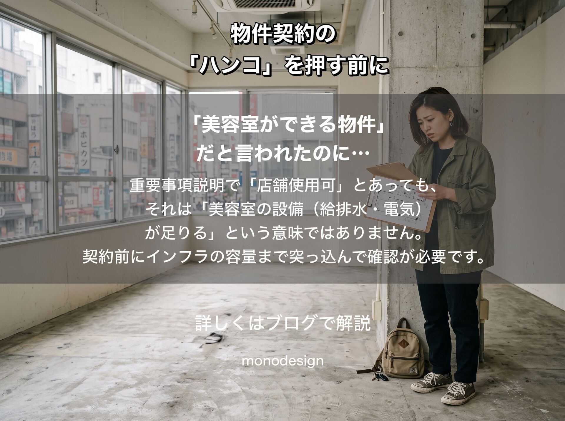 物件契約前にちゃんと説明を受けましたか？｜出店前に確認したいテナントの重要事項説明