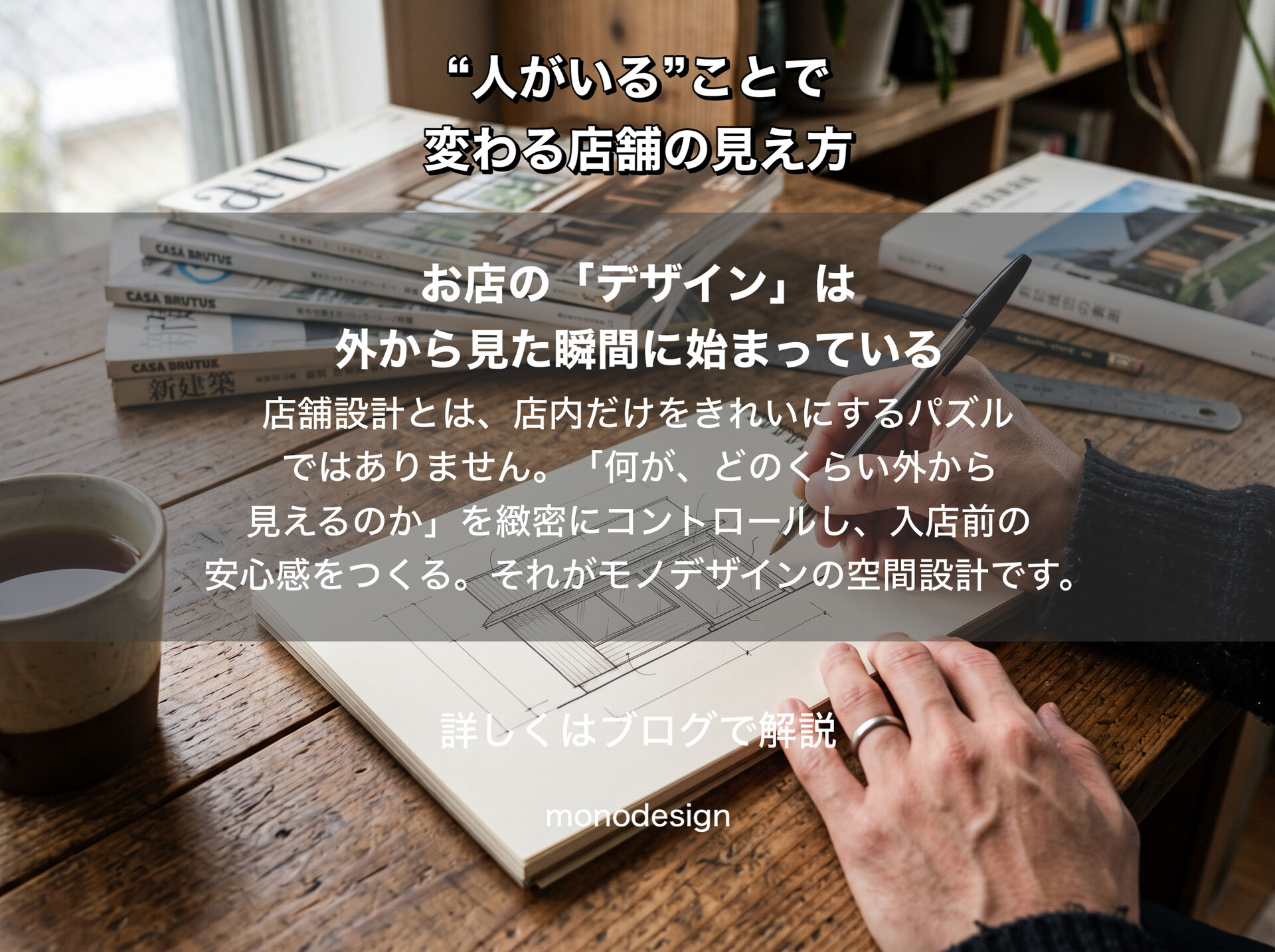 「人が並んでいる店は、なぜ気になるのか？」｜“人がいる”ことで変わる店舗の見え方と外観内装デザインの心理学