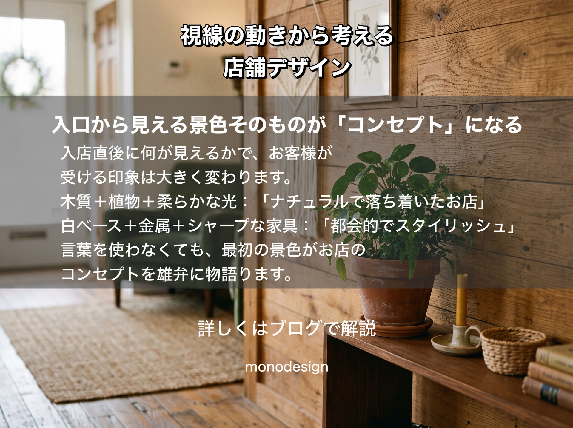 「人は“見えるもの”を選びやすい？」｜視線の動きから考える店舗デザインと内装レイアウトの心理学